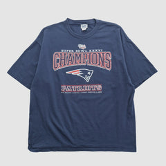 New England Patriots Fanatics Lee Apparel 2002 T-shirt