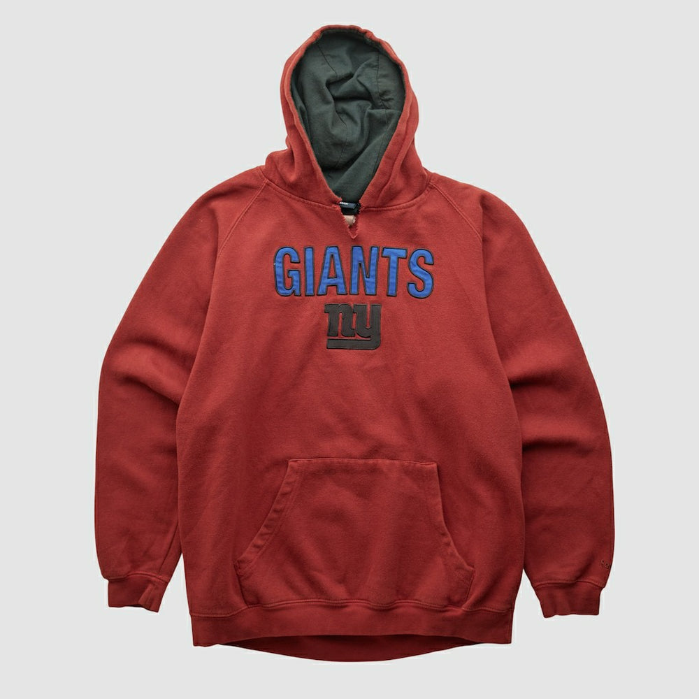 New York Giants Fanatics Reebok 2000s Hooded Pullover Sweatshirt