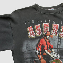 San Francisco 49ers Fanatics All Out Fan 90s Pullover Sweatshirt