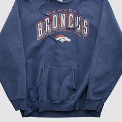 Denver Broncos Fanatics Pro Player 90s Hooded Pullover Sweatshirt