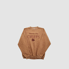 Kansas City Chiefs Fanatics Logo 7 90s Pullover Sweatshirt