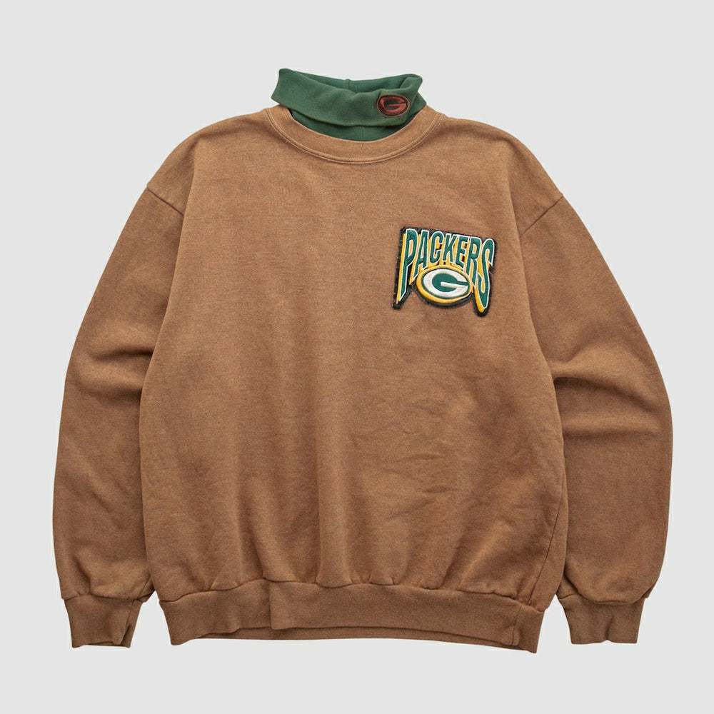 Green Bay Packers Fanatics Majestic 90s Pullover Sweatshirt