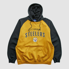 Pittsburgh Steelers Fanatics Reebok 2000s Hooded Pullover Sweatshirt
