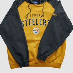 Pittsburgh Steelers Fanatics Reebok 2000s Hooded Pullover Sweatshirt