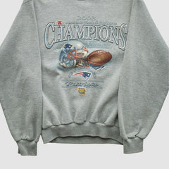 New England Patriots Fanatics American Football Conference Jerzees 2003 Pullover Sweatshirt