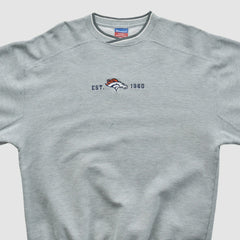 Denver Broncos Fanatics Champion 2000s Pullover Sweatshirt