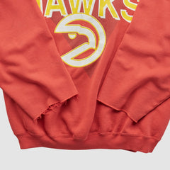 Atlanta Hawks Hanes 90s Pullover Sweatshirt New