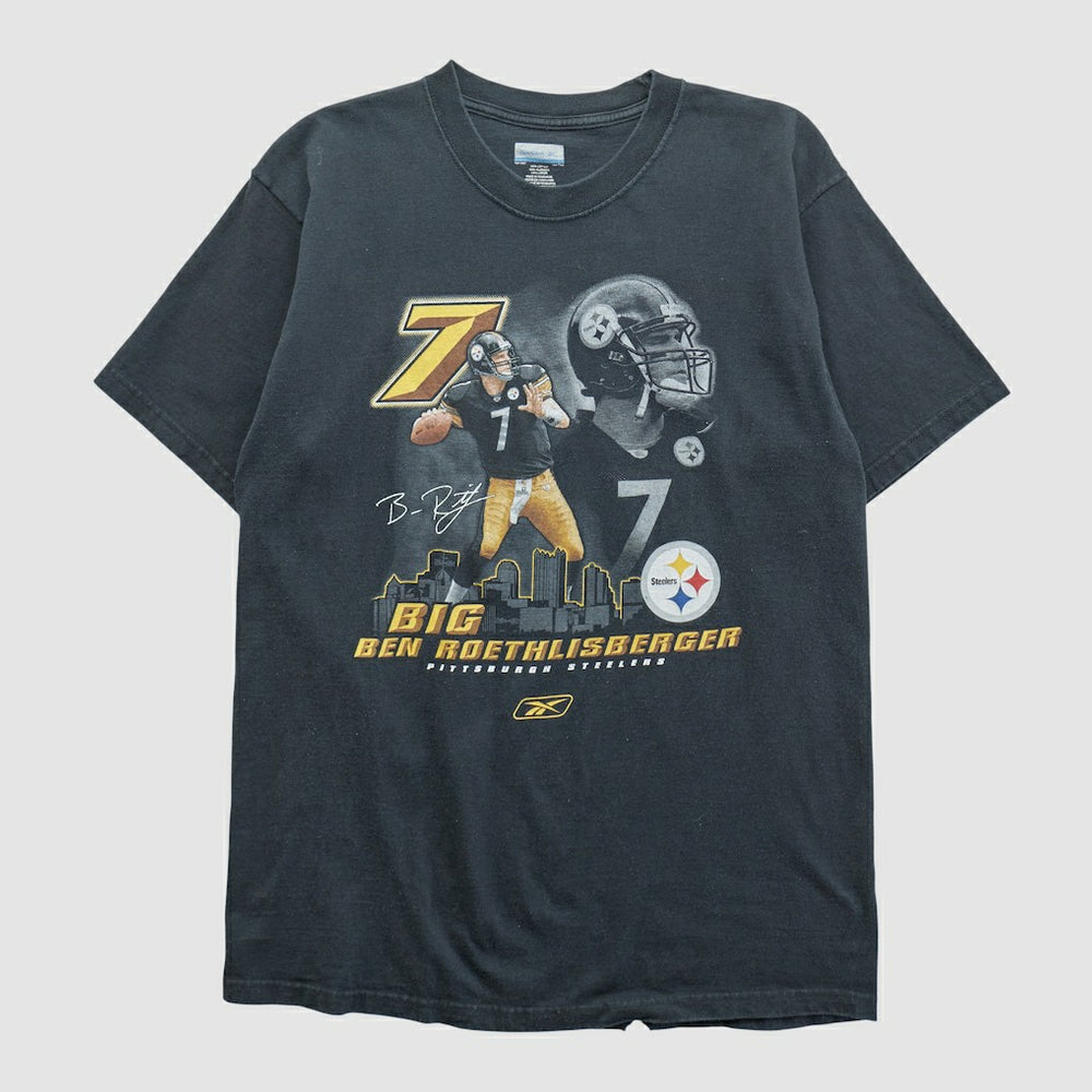 Pittsburgh Steelers Fanatics Ben Roethlisberger Reebok 2000s T-shirt