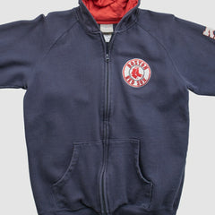 Boston Red Sox Genuine Merchandise 2000s Hooded Full Zip Sweatshirt | MLB Discount
