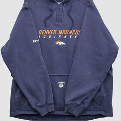 Denver Broncos Fanatics Reebok 2000s Hooded Pullover Sweatshirt