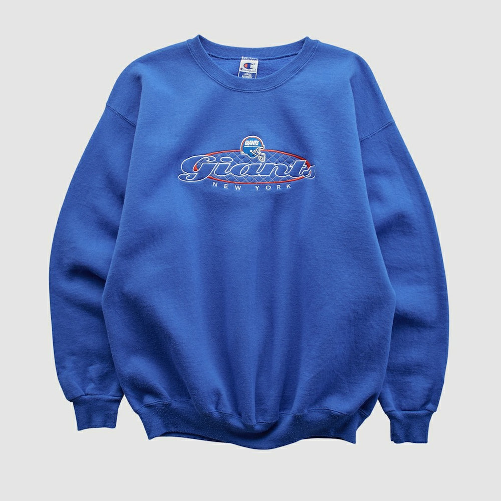 New York Giants Fanatics Champion 90s Pullover Sweatshirt