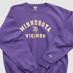 Minnesota Vikings Fanatics Champion 90s Pullover Sweatshirt