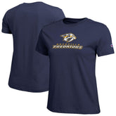 Nashville Predators Champion Women's Wordmark Lockup T-Shirt Outlet