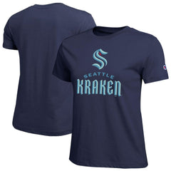 Seattle Kraken Champion Women's Wordmark Lockup T-Shirt On Sale