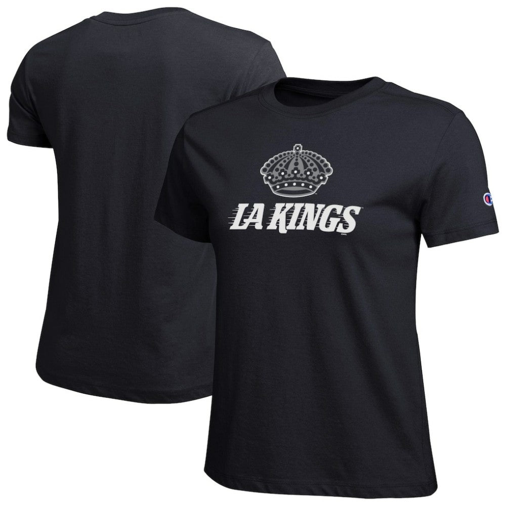 Los Angeles Kings Champion Women's Wordmark Lockup T-Shirt Outlet