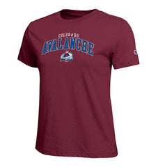 Colorado Avalanche Champion Women's Arch Mascot Logo T-Shirt Sale