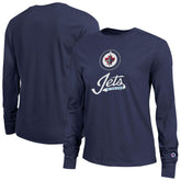 Winnipeg Jets Champion Women's Wordmark Lockup Long Sleeve T-Shirt For Sale
