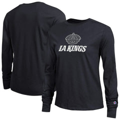 Los Angeles Kings Champion Women's Wordmark Lockup Long Sleeve T-Shirt Discount