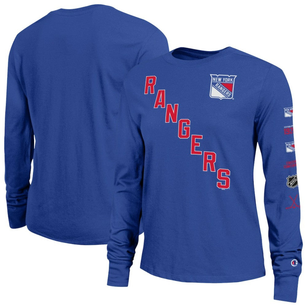 New York Rangers Champion Women's 2-Hit Long Sleeve T-Shirt Online