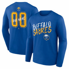 Buffalo Sabres Hustle Personalized Name & Number Long Sleeve T-Shirt Online