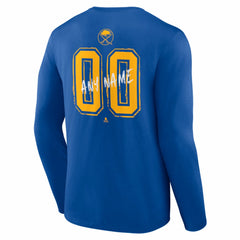 Buffalo Sabres Hustle Personalized Name & Number Long Sleeve T-Shirt Online
