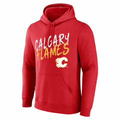 Calgary Flames Hustle Personalized Name & Number Hoodie Discount