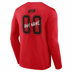 Carolina Hurricanes Hustle Personalized Name & Number Long Sleeve T-Shirt Online