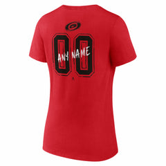 Carolina Hurricanes Women's Hustle Personalized Name & Number V-Neck T-Shirt Discount