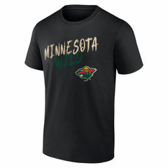 Minnesota Wild Big & Tall Hustle Personalized Name & Number T-Shirt For Sale