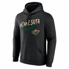 Minnesota Wild Hustle Personalized Name & Number Hoodie Outlet