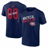Montreal Canadiens Hustle Personalized Name & Number T-Shirt Sale
