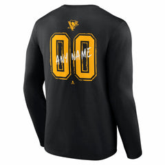 Pittsburgh Penguins Hustle Personalized Name & Number Long Sleeve T-Shirt Outlet