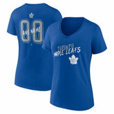 Toronto Maple Leafs Women's Hustle Personalized Name & Number V-Neck T-Shirt On Sale