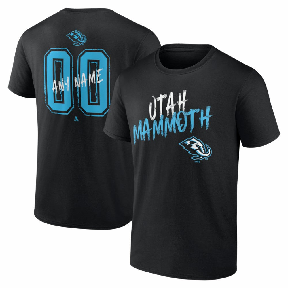 Utah Mammoth Big & Tall Hustle Personalized Name & Number T-Shirt On Sale