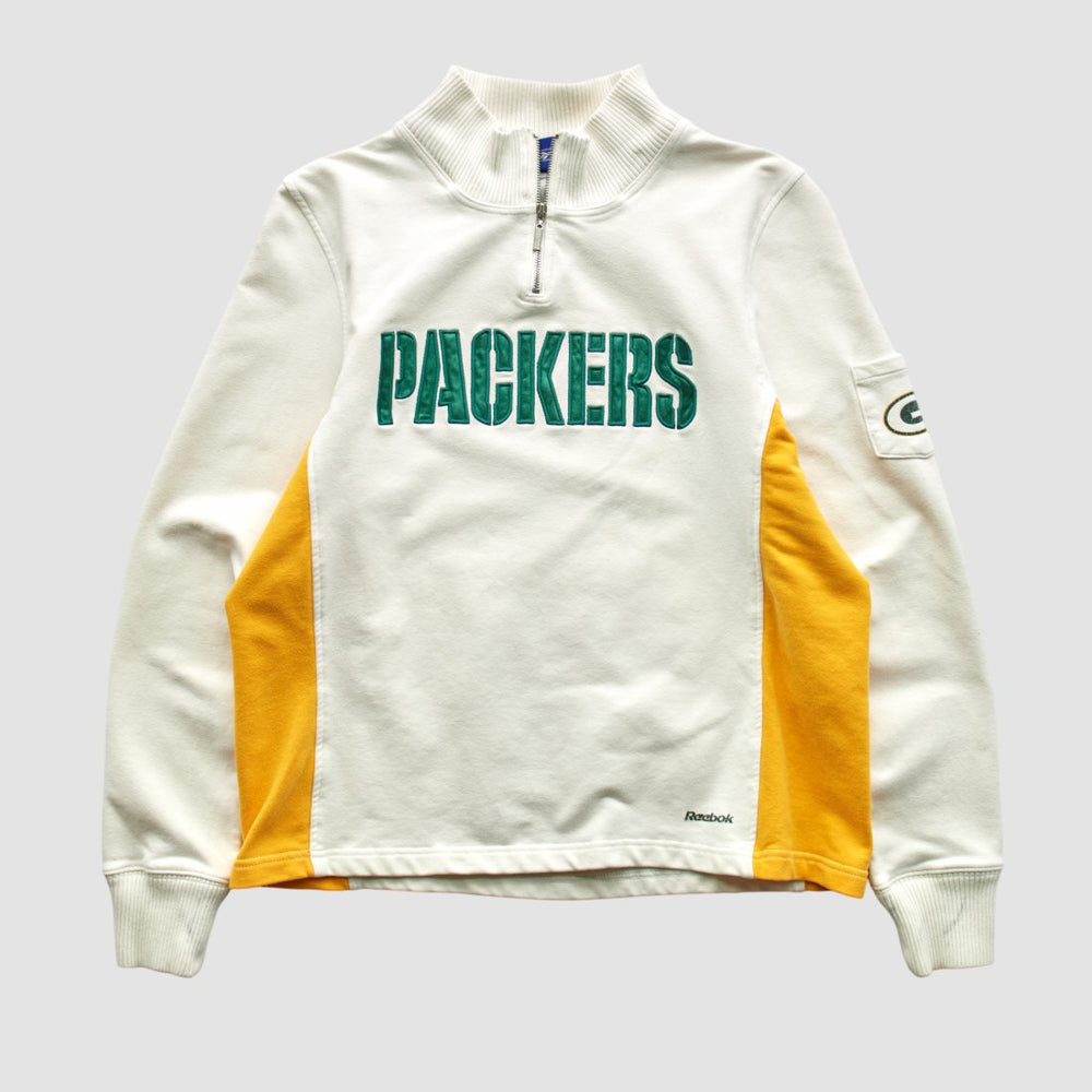 Green Bay Packers Fanatics Reebok 2000s 1/4 Zip Sweatshirt