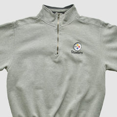 Pittsburgh Steelers Fanatics Lee Sport 90s 1/4 Zip Sweatshirt