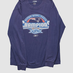 New England Patriots Fanatics Reebok 2005 Long Sleeve T-shirt