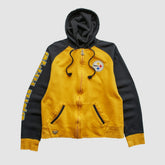 Pittsburgh Steelers Fanatics Reebok 2000s Hooded Full Zip Sweatshirt