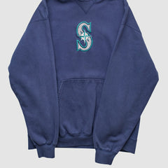 Seattle Mariners Champion 2000s Hooded Pullover Sweatshirt | MLB For sale