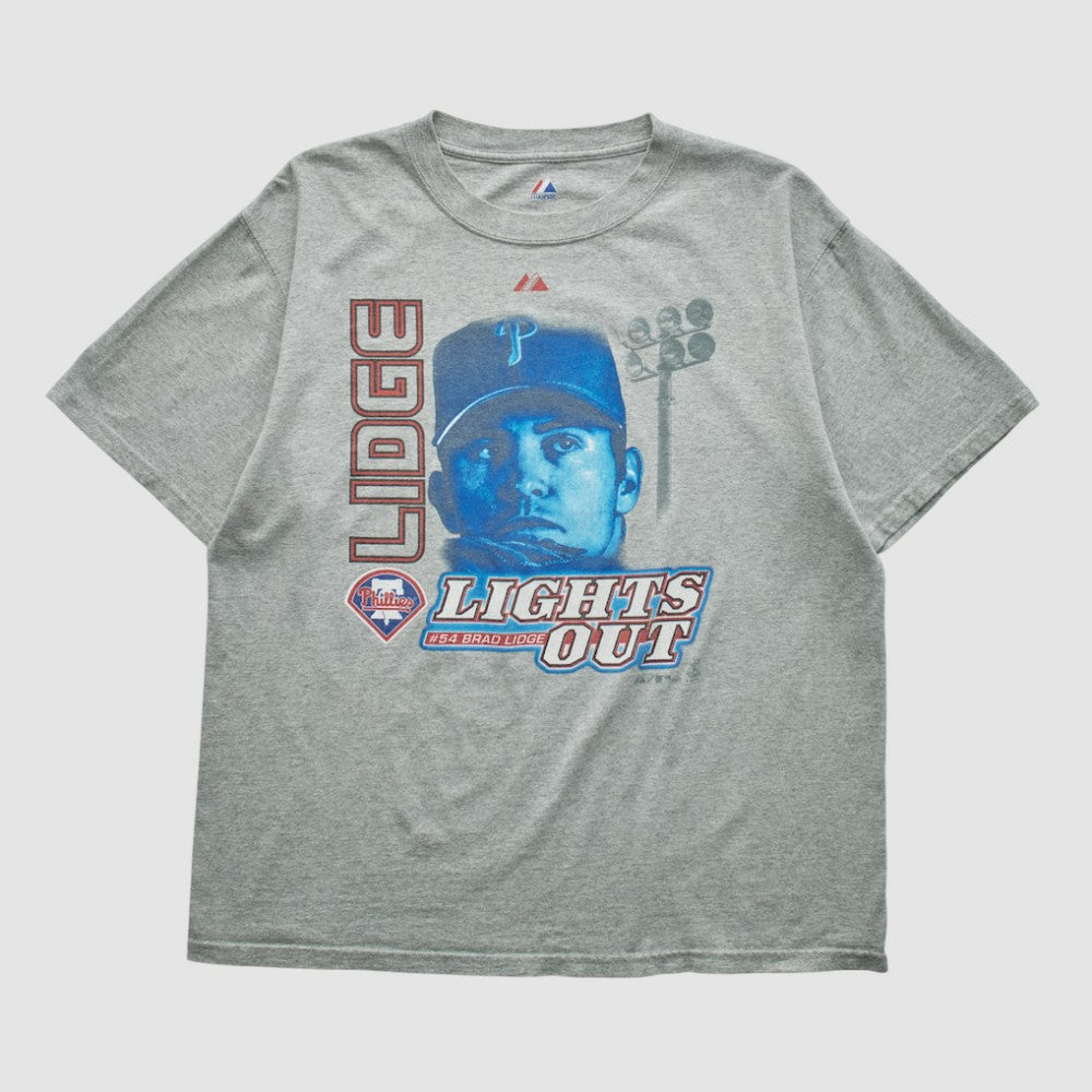 Brad Lidge Majestic 2000s T-shirt | MLB Outlet