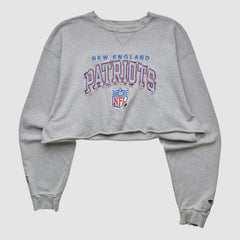 New England Patriots Fanatics Champion 90s Pullover Sweatshirt