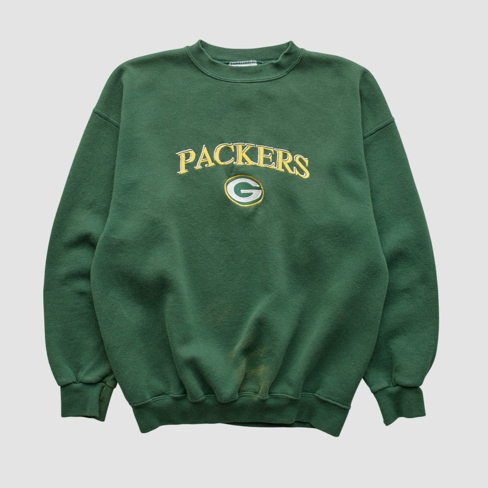 Green Bay Packers Fanatics Logo Athletic Pullover Sweatshirt