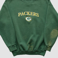 Green Bay Packers Fanatics Logo Athletic Pullover Sweatshirt