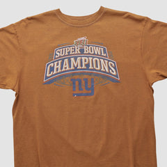 New York Giants Fanatics Super Bowl Reebok 2008 T-shirt