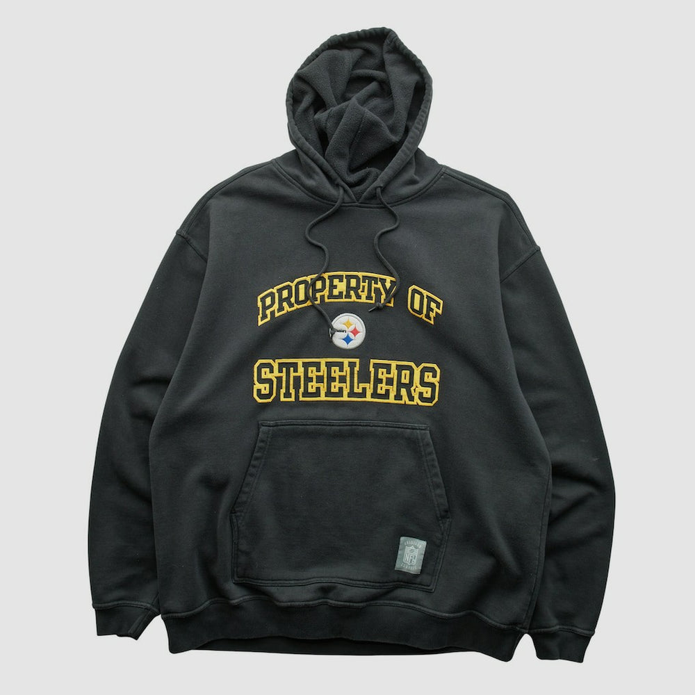 Pittsburgh Steelers Fanatics Reebok 2000s Hooded Pullover Sweatshirt