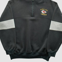 Kansas City Chiefs Fanatics Dodger 90s Hooded 1/4 Zip Sweatshirt