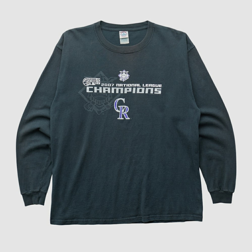 Colorado Rockies Delta 2007 Long Sleeve T-shirt | MLB New