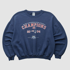 New England Patriots Fanatics Jerzees 2004 Pullover Sweatshirt
