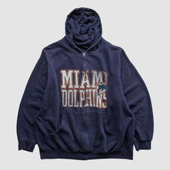 Miami Dolphins Fanatics NFL 2010s Hooded Full Zip Sweatshirt