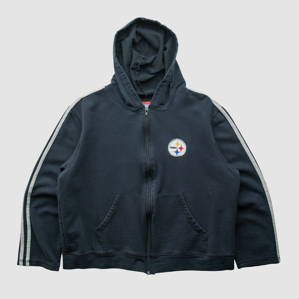 Pittsburgh Steelers Fanatics NFL 2000s Hooded Full Zip Sweatshirt